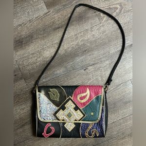 Multicolor Patchwork Alentino Purse